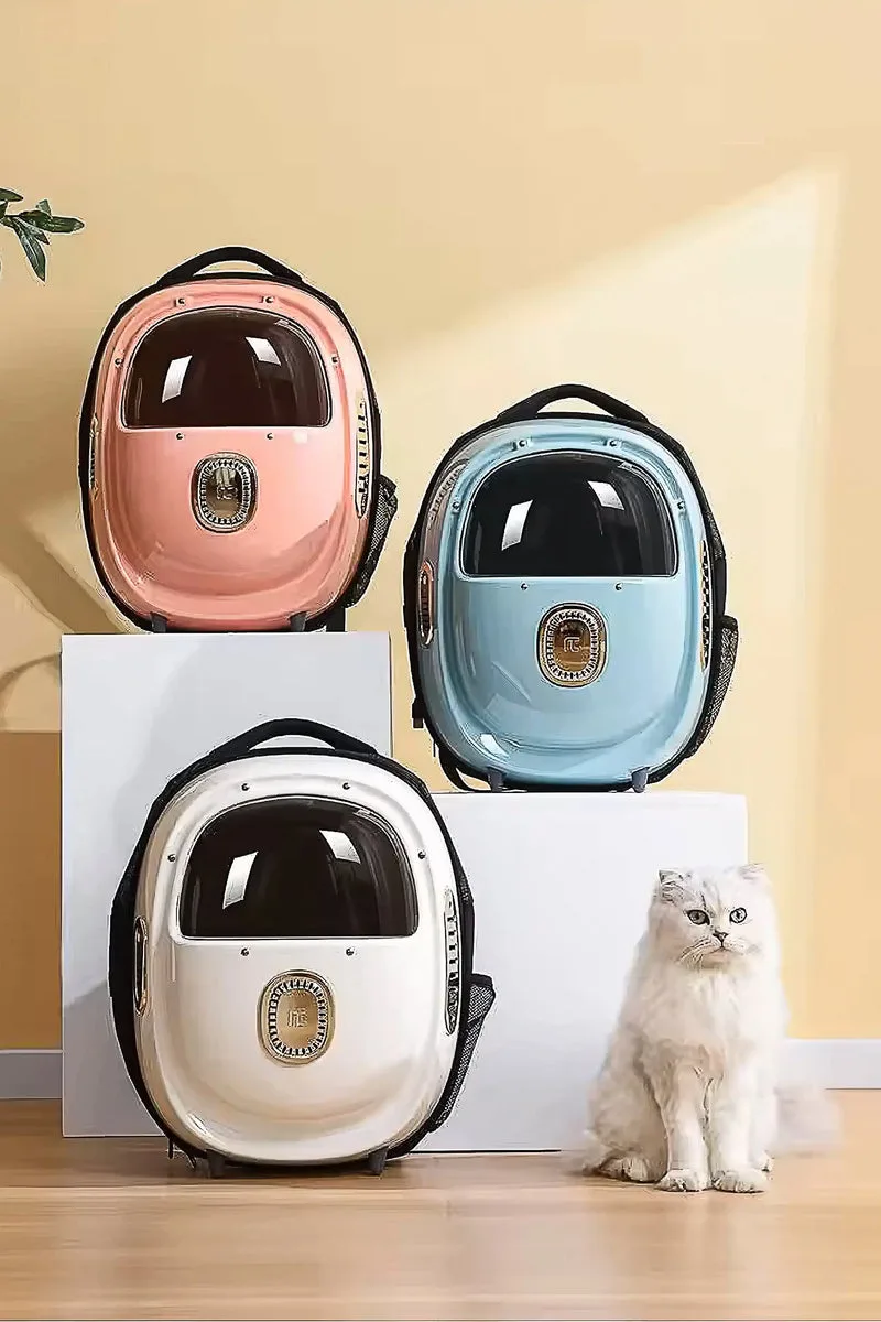 LuxeTech Kitten Spaceship Backpack