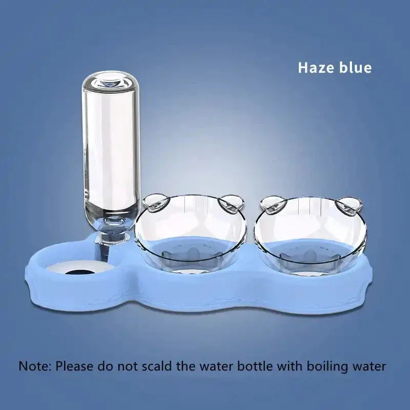 Food Bowl With Water Fountain