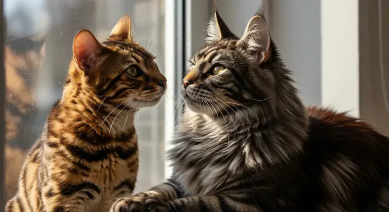 bengal cat vs maine coon​